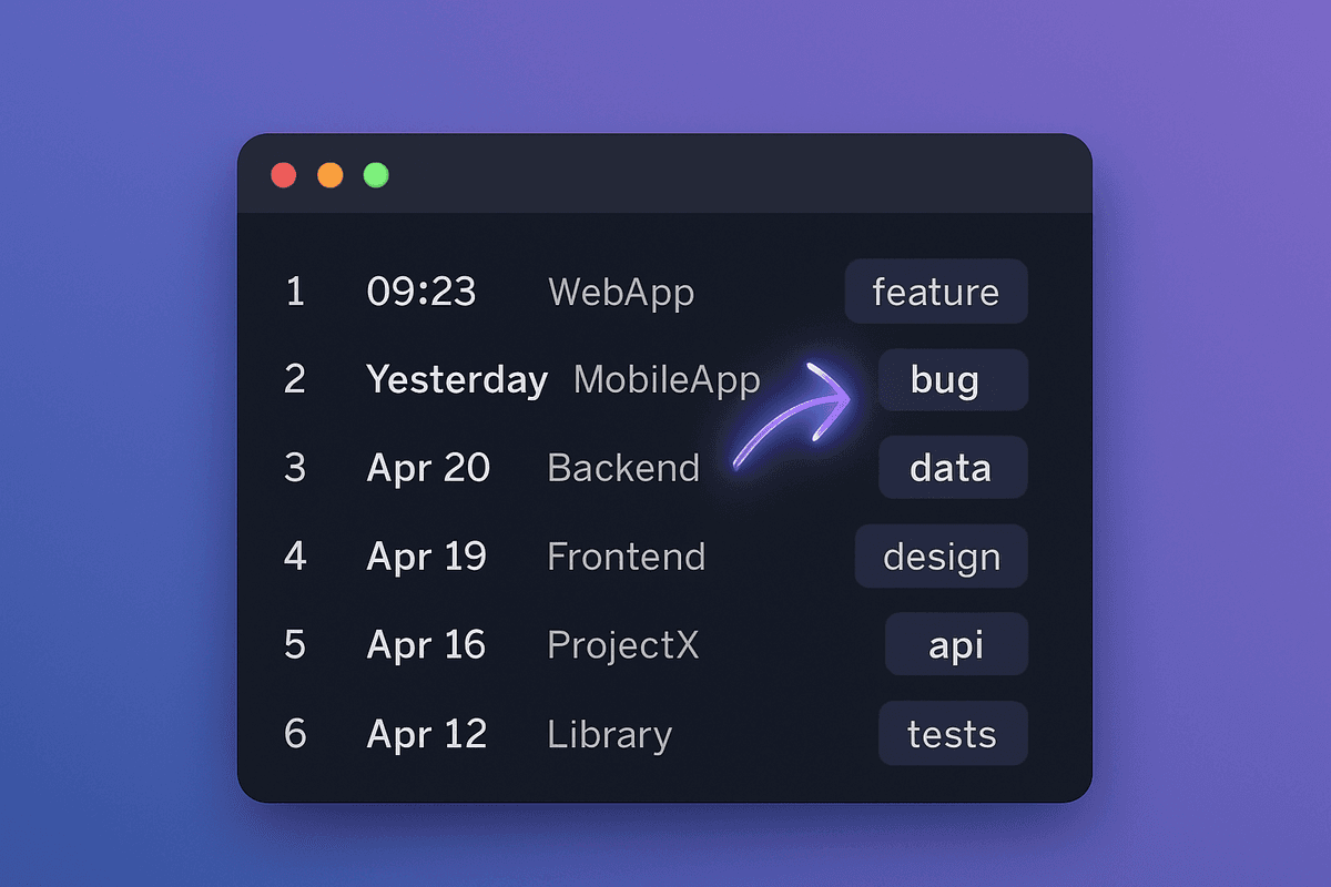 chats-resume terminal output showing labeled Claude Code sessions